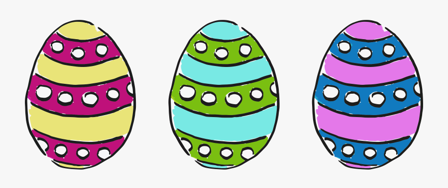 Easter Eggs 8 Clip Arts - Large Easter Egg Clipart, Transparent Clipart