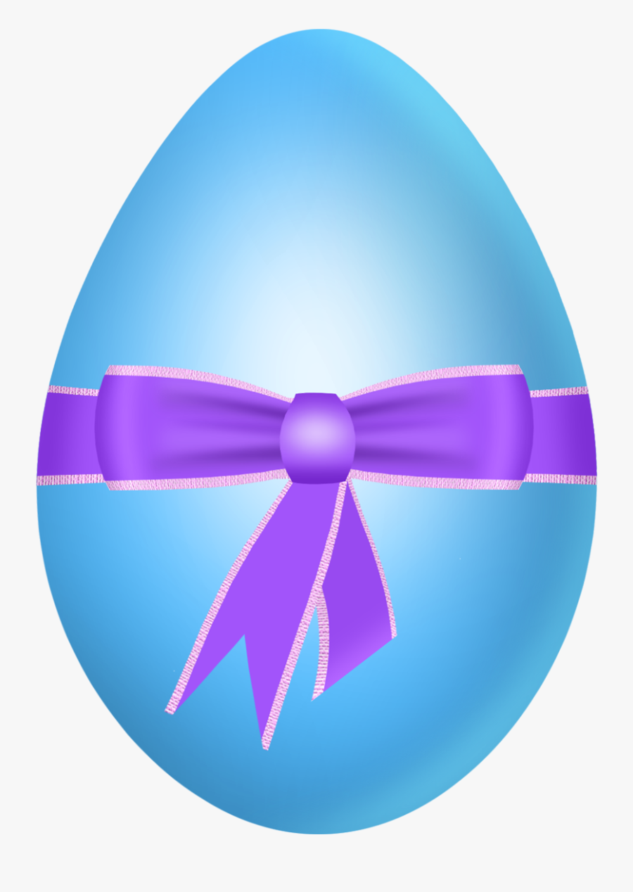 Dark Purple Easter Egg Clipart - Blue And Purple Easter Egg, Transparent Clipart