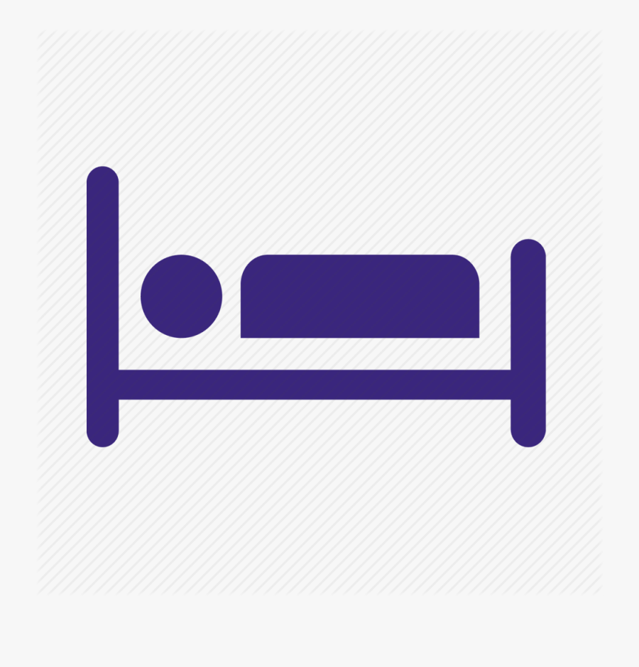 Hospital Bed Icon Png - Sick In Bed Icon, Transparent Clipart