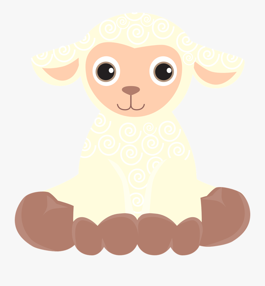 Flock Of Sheep Clipart - Cartoon Lamb, Transparent Clipart