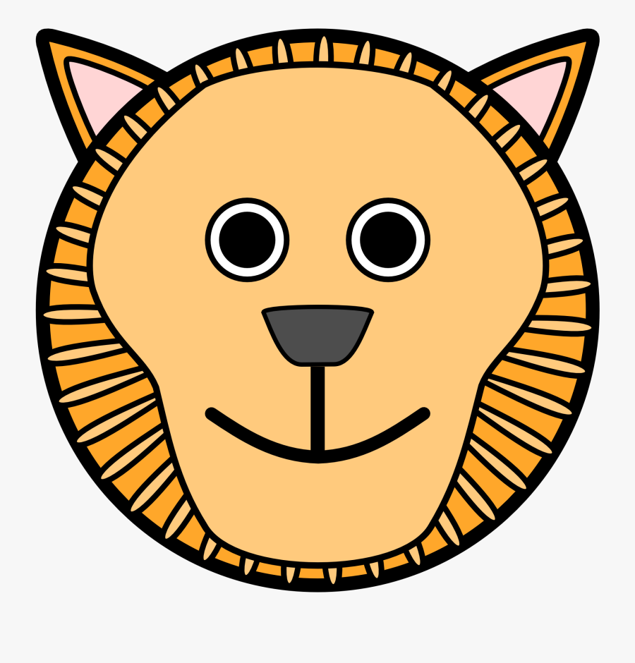 Cat Face Clipart Black And White, Transparent Clipart