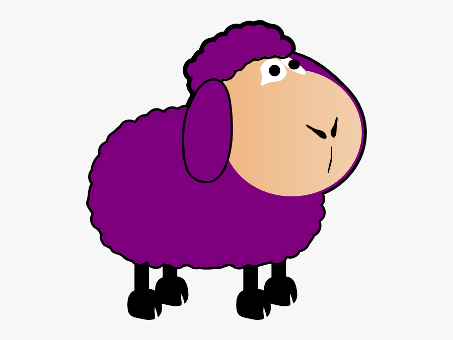 Sheep Clipart Colored - Colored Sheep Clipart, Transparent Clipart