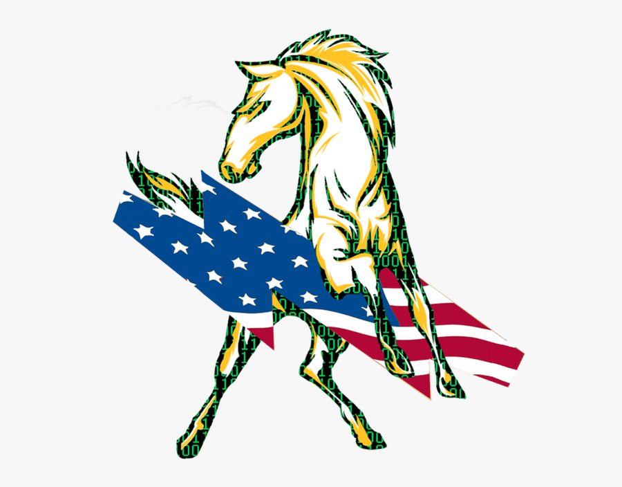 Cyber Security Club - Mira Costa High School Mustang Logo, Transparent Clipart