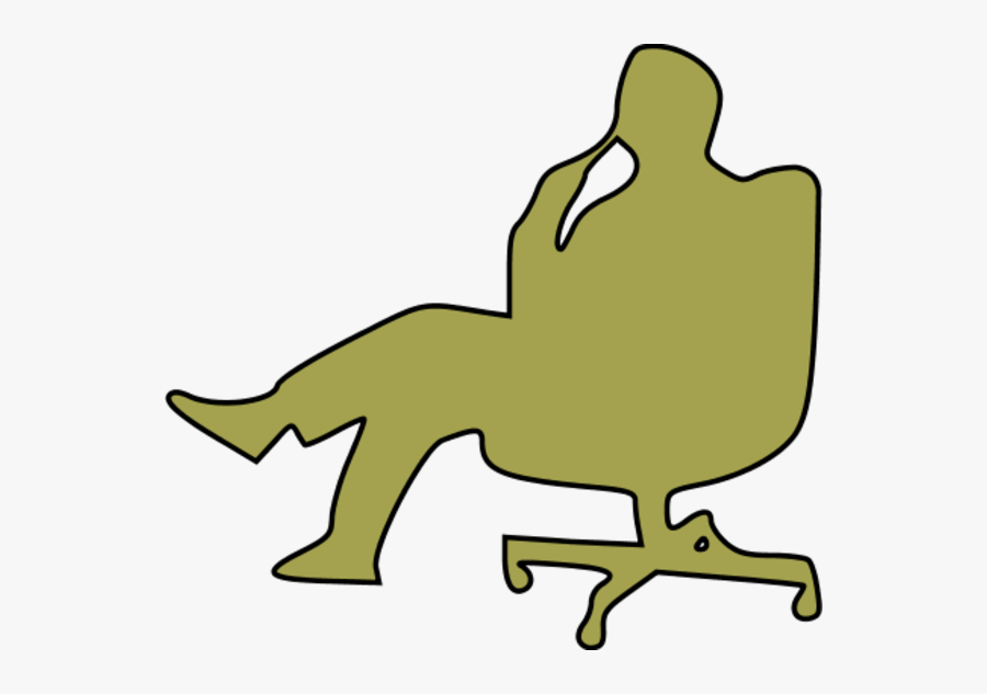 Man In Chair Thinking Clipart - Thinking Clip Art, Transparent Clipart