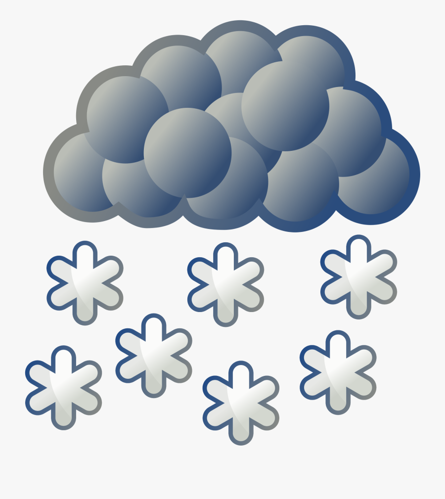 Weather Snow Clipart , Png Download - Heavy Rain Weather Symbol, Transparent Clipart