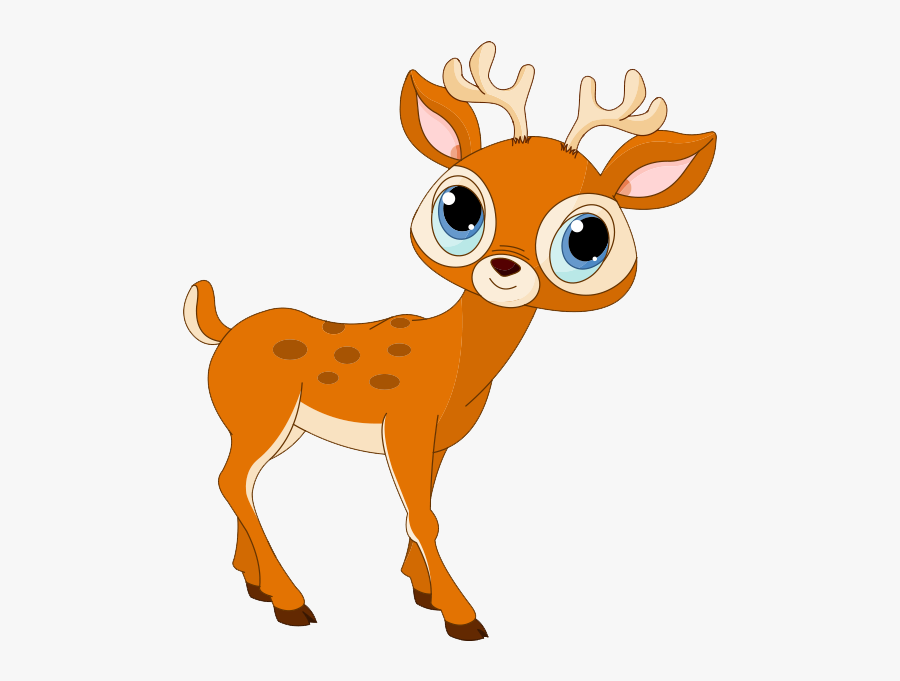 Deer Png Image File Clipart - Cartoon Deer, Transparent Clipart