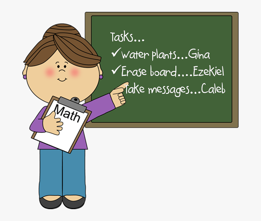 Homework Clipart Responsibility - Look To The Board, Transparent Clipart