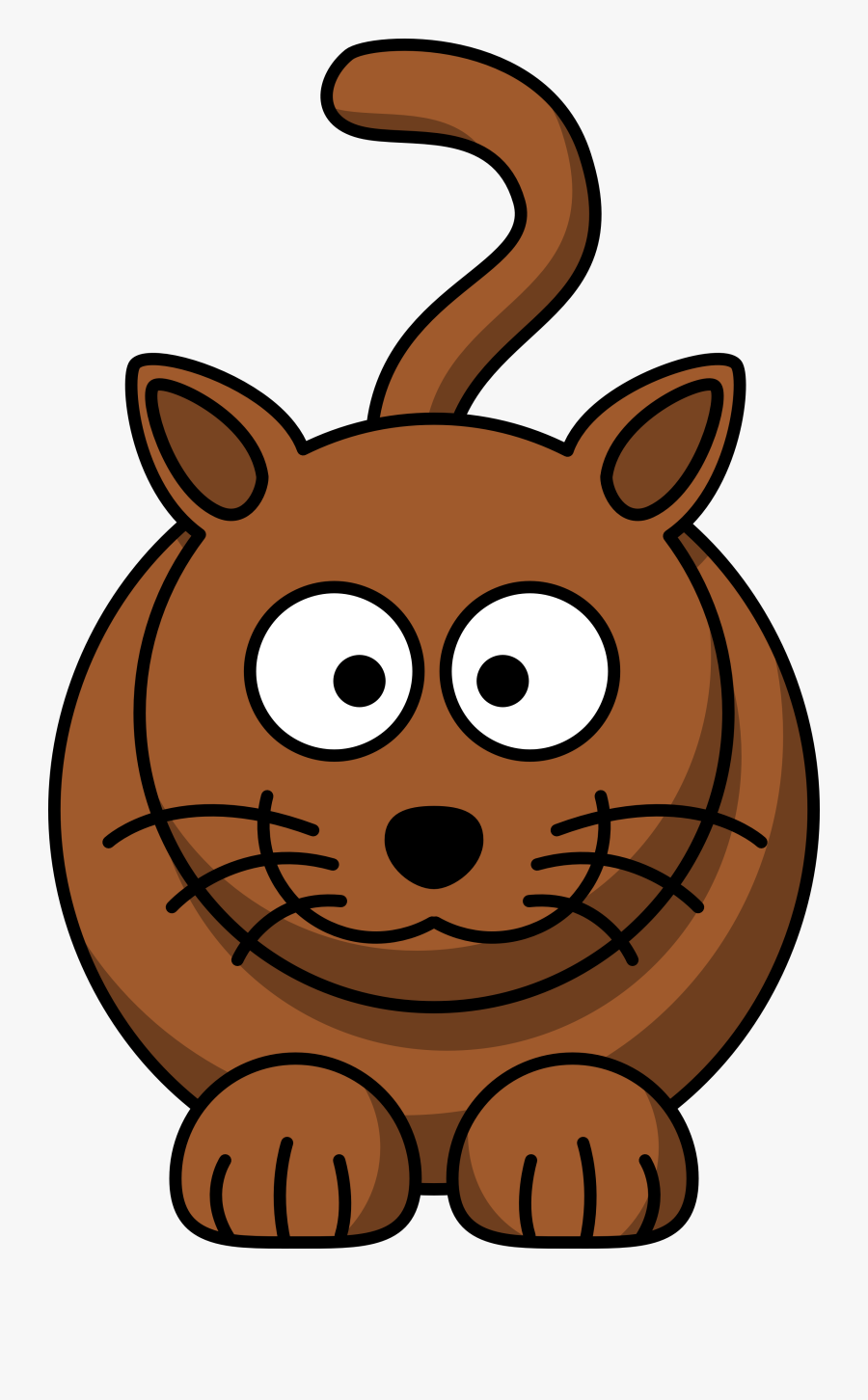 Cat Lemmling Geometry 555px - Brown Cat Clipart, Transparent Clipart