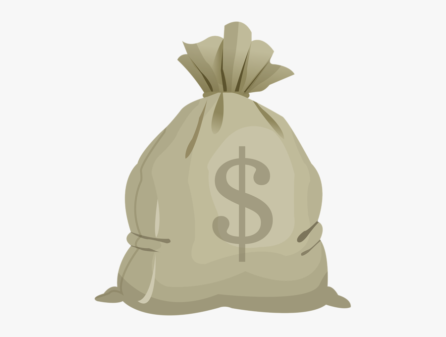 Money Bag Transparent Clip Art Image - Money Bag Art Png, Transparent Clipart
