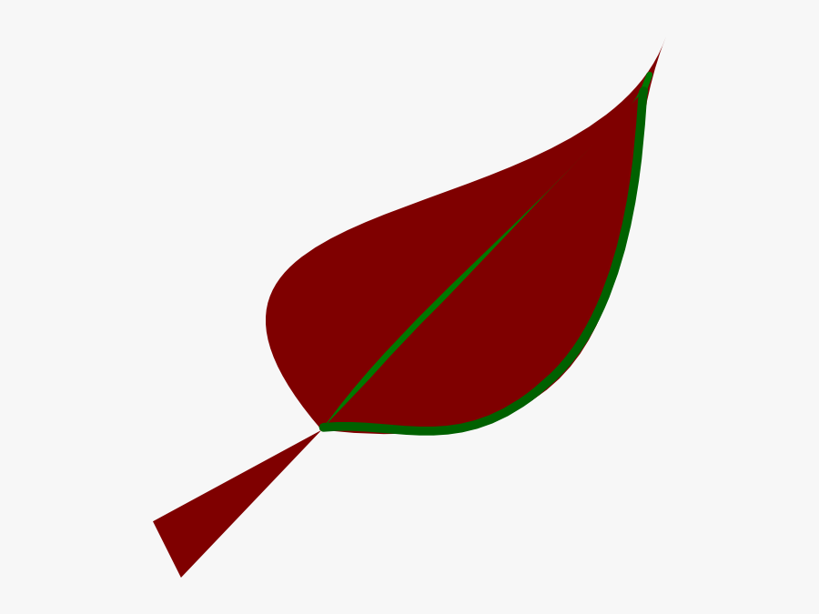 Brown Leaf Svg Clip Arts - Blue Transparent Leaf, Transparent Clipart