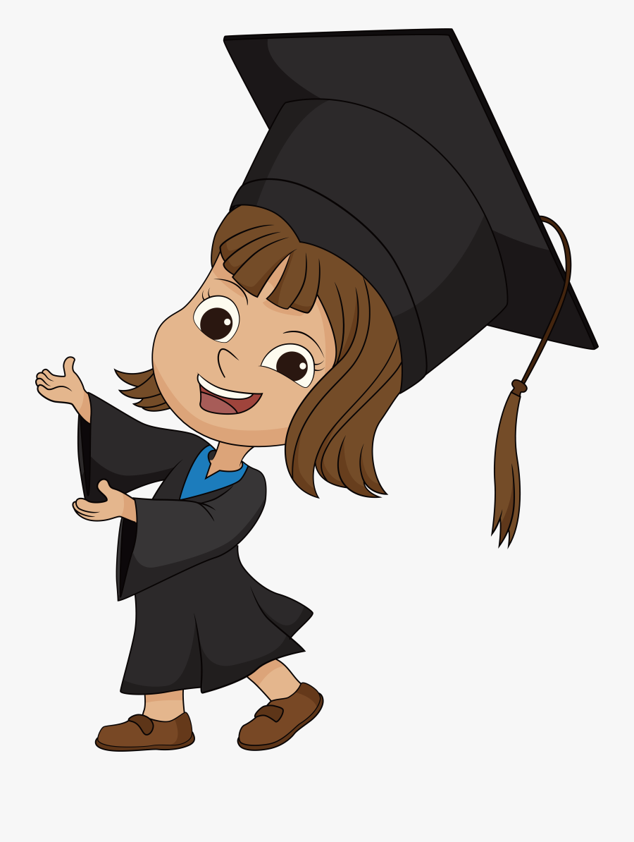 Graduation Clipart Graduate Student - Graduate Kids Clipart, Transparent Clipart