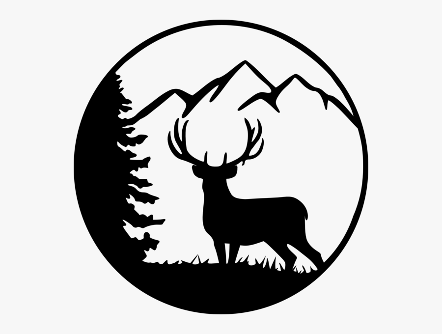 Transparent Deer Clip Art - Mule Deer Black And White Clip Art, Transparent Clipart