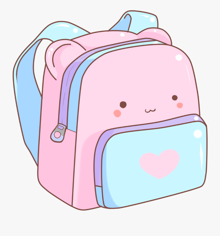 Clip Art Backpack Illustration - Backpack Transparent Background Pink, Transparent Clipart