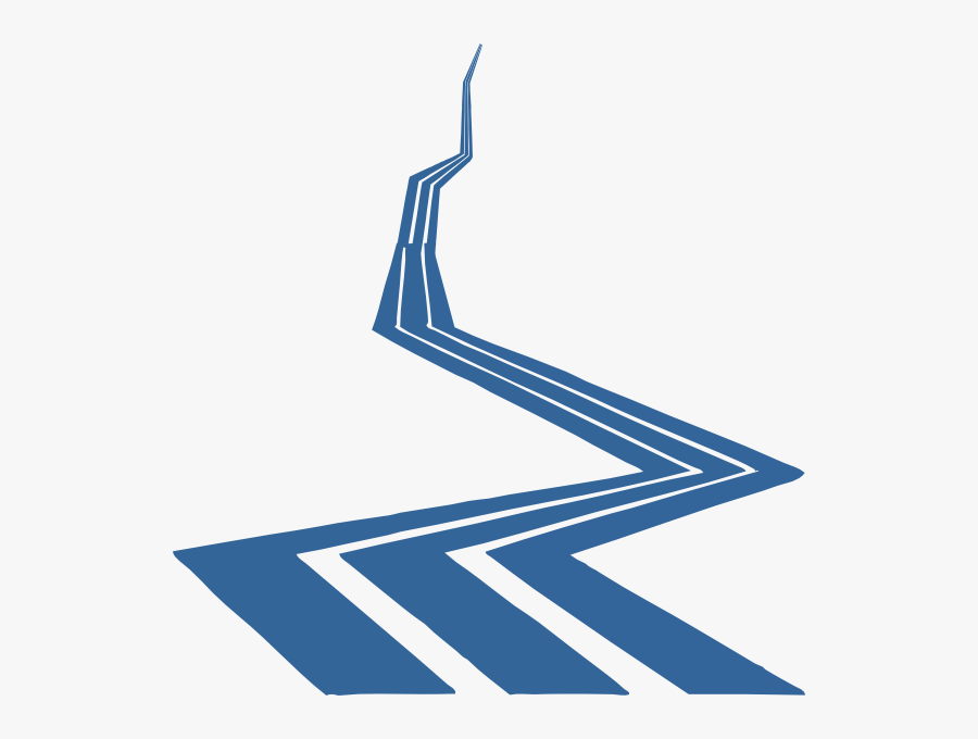 Curvy Borders Clipart Cliparthut Free Clipart - Winding Road Clipart Blue, Transparent Clipart