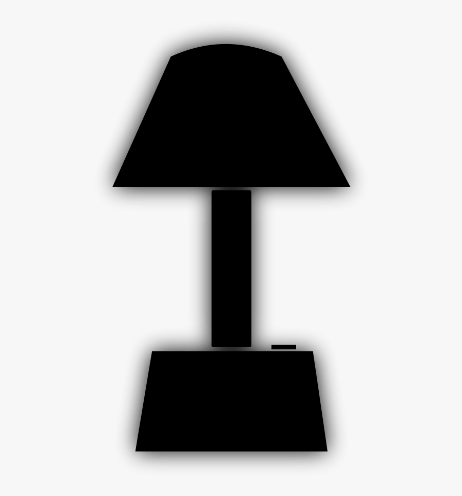 Bed-lamp - Silueta Lampara Png, Transparent Clipart