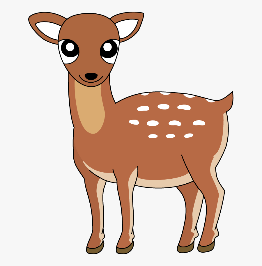 Deer - Clipart - - Deer, Transparent Clipart