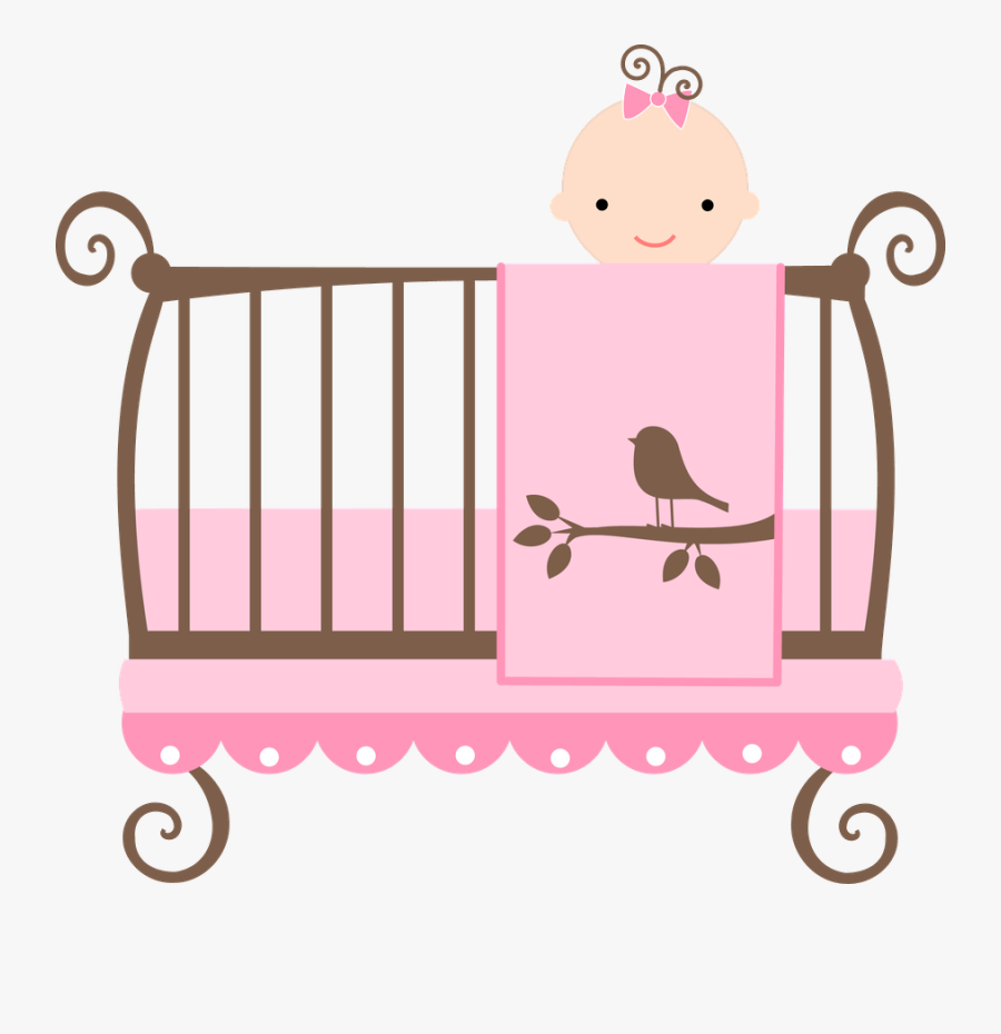 Baby Bed Clipart Sleeping Clipart Kids Bedroom - Baby In Crib Png, Transparent Clipart