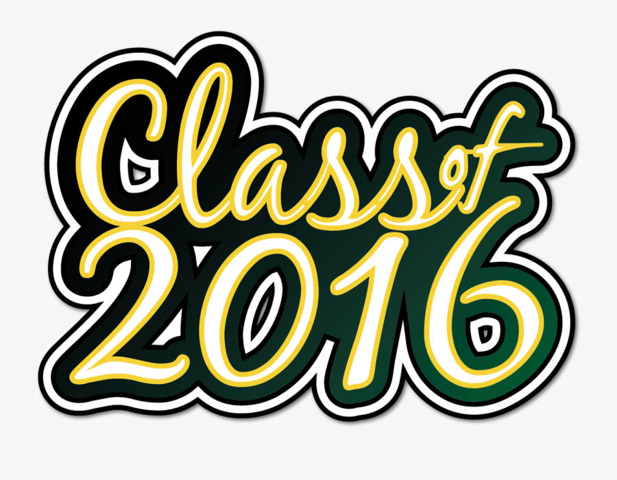 Amazing High School Graduation Clipart 2016 Illustration - Class Of 2016 Png, Transparent Clipart