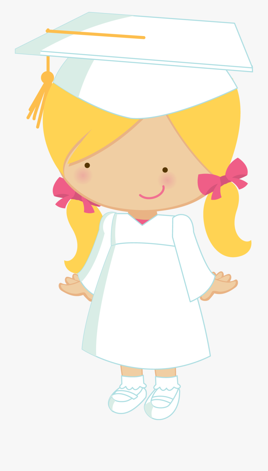 Little Graduates Zwd Girl - Imagenes De Graduacion, Transparent Clipart