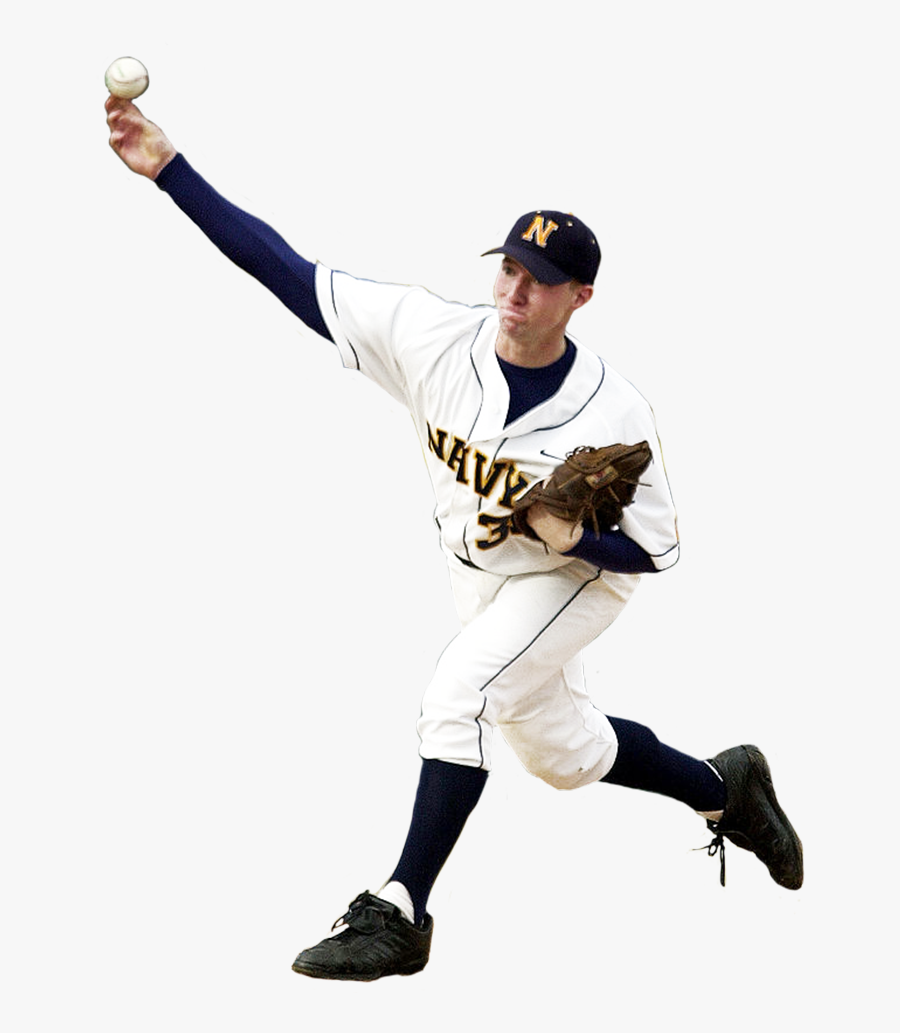 Baseball Bat Clipart Pitcher Baseball - Baseball Player No Background, Transparent Clipart