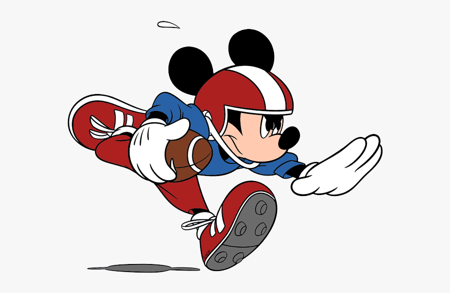 Mickey Mouse Football Clipart, Transparent Clipart