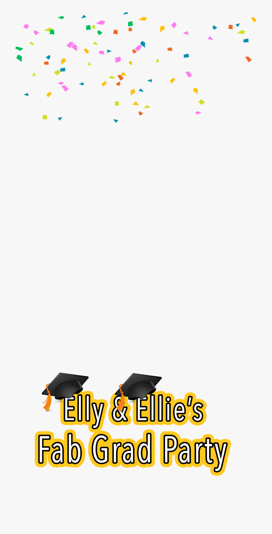 Graduation Snapchat Filter, Transparent Clipart
