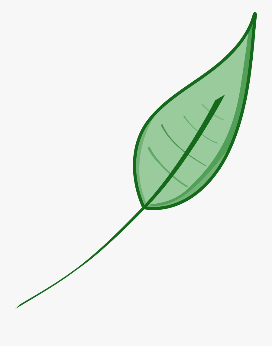 Free Svg Download Clip - Green Leaf Clip Art, Transparent Clipart