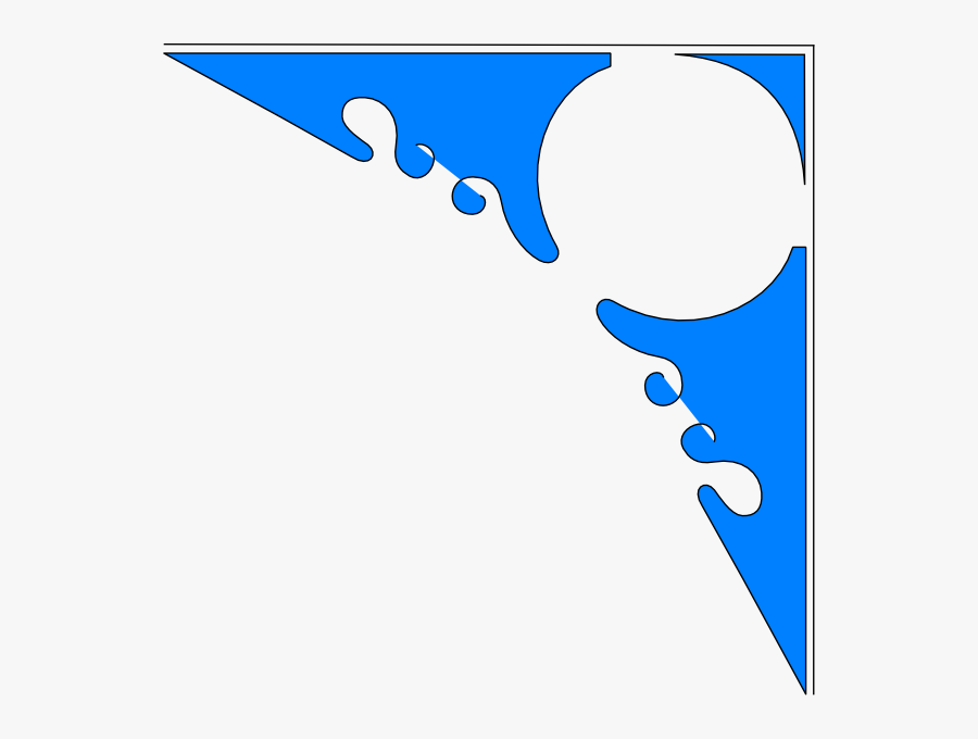 Vector Art Corner Png, Transparent Clipart