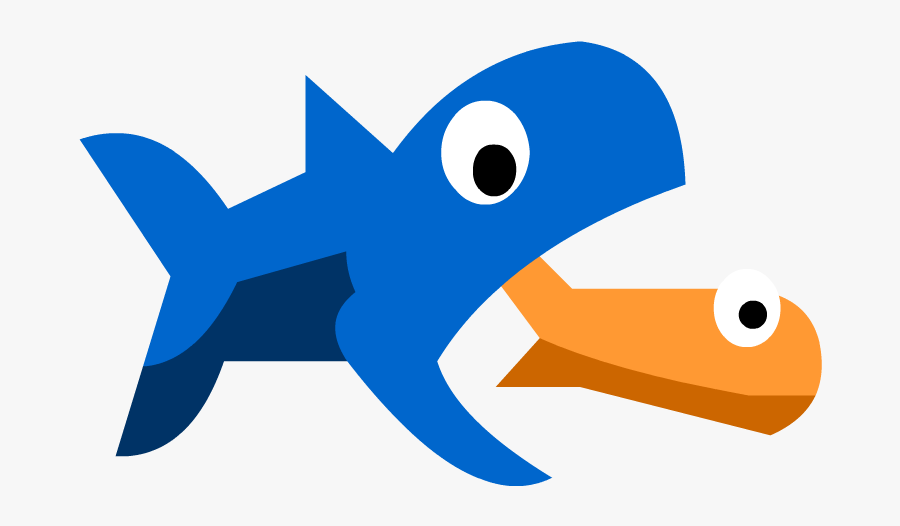 Dolphin Clipart Marine Biome - Food Web Icon, Transparent Clipart