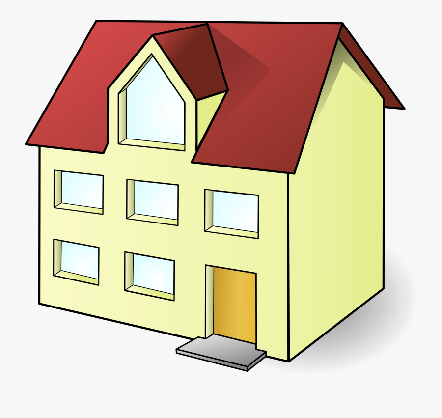House Clipart Printable - Non Living Things House, Transparent Clipart