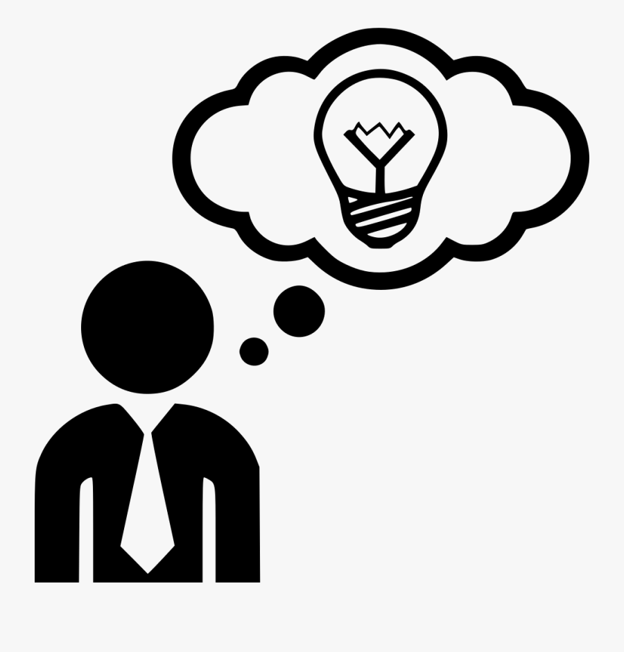 Idea Think Thinking Man Comments - Thinking Png, Transparent Clipart