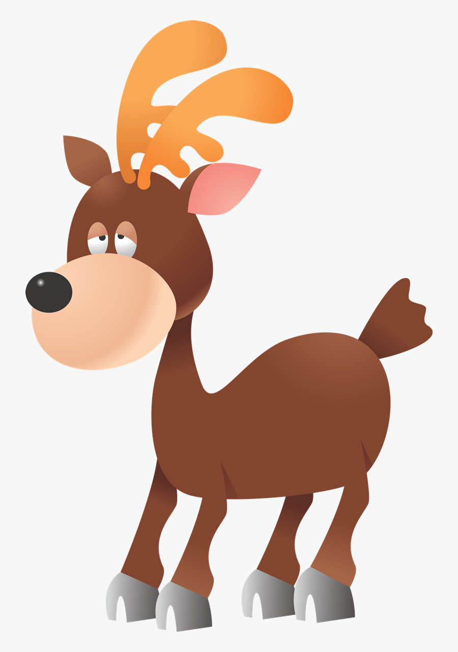 Deer Free To Use Clipart - Deer Cartoon Png, Transparent Clipart
