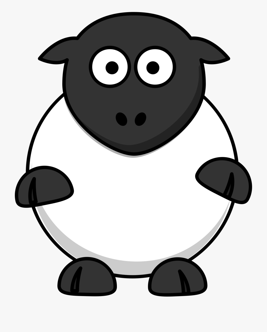 Transparent Sheep Clip Art - Sheep Clipart Cartoon, Transparent Clipart