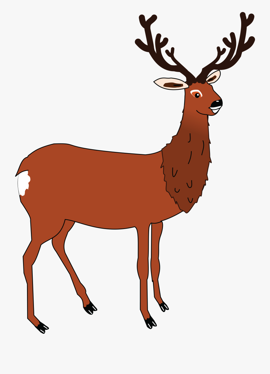 Free Clipart Of A Buck Deer - Big Deer Clipart, Transparent Clipart