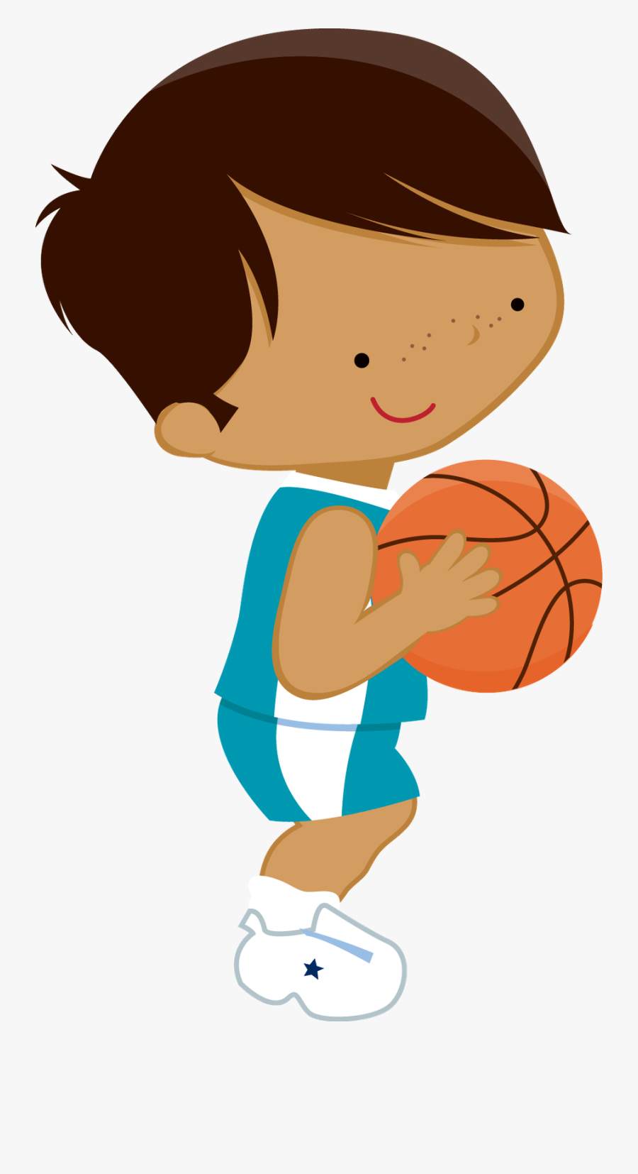 Basketball Clipart Clothes - Niños Deporte Png, Transparent Clipart