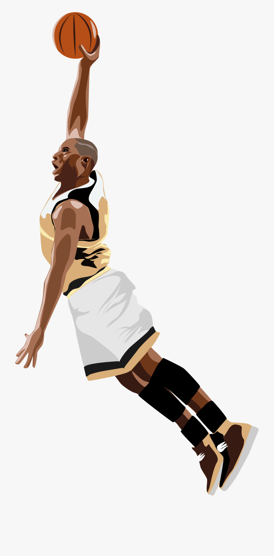 Basketball Thinking Clipart - Basketball Player Pop Art, Transparent Clipart