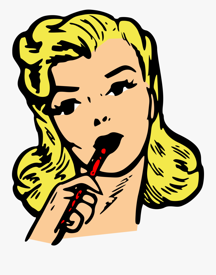 Woman Thought Clip Art - Woman Thinking Clip Art, Transparent Clipart