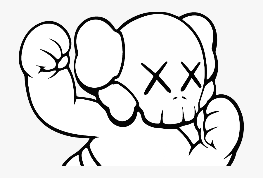 kaws holding elmo