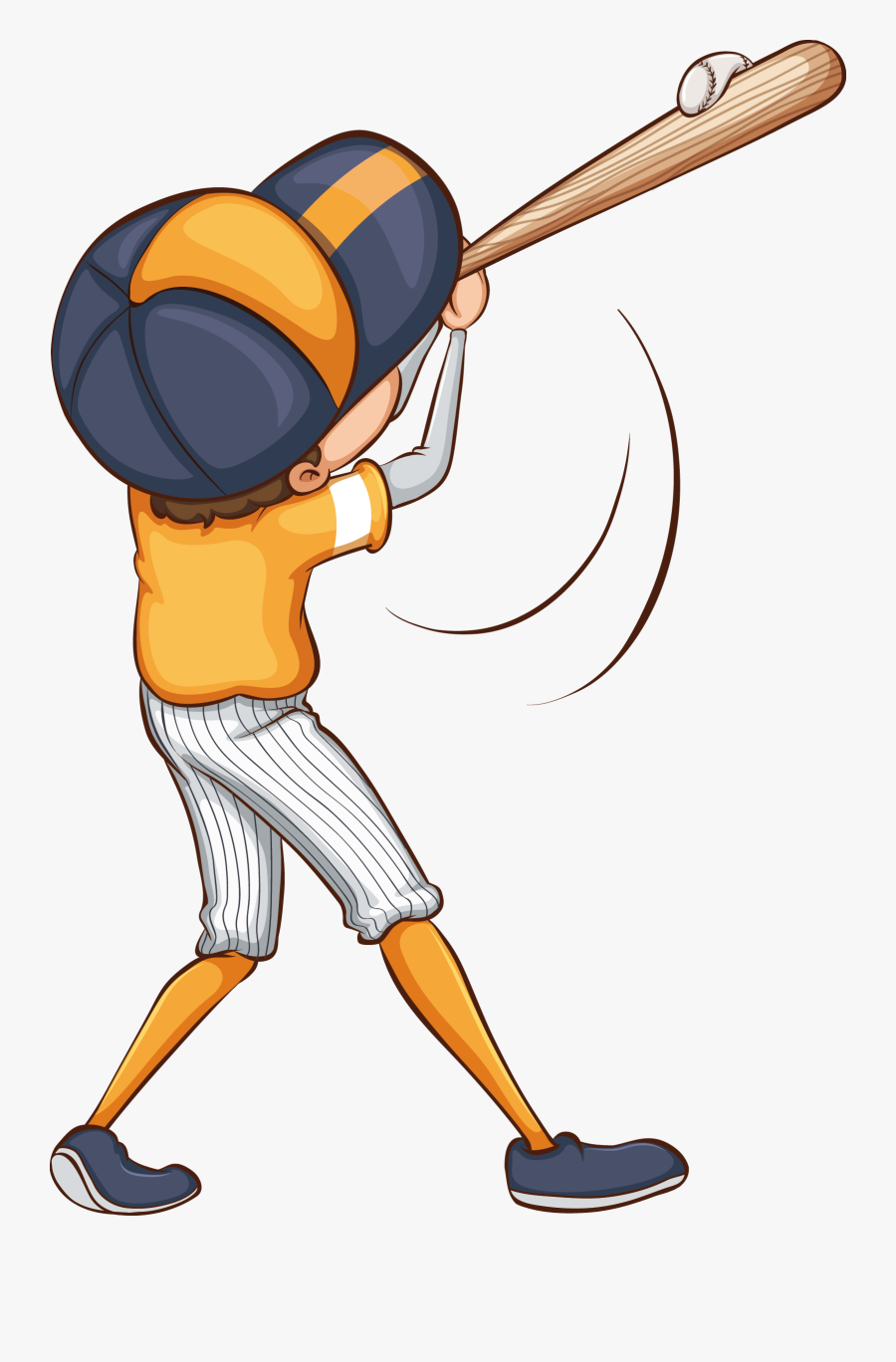 Transparent Bat Clip Art - Simple Drawing Of A Baseball Game, Transparent Clipart