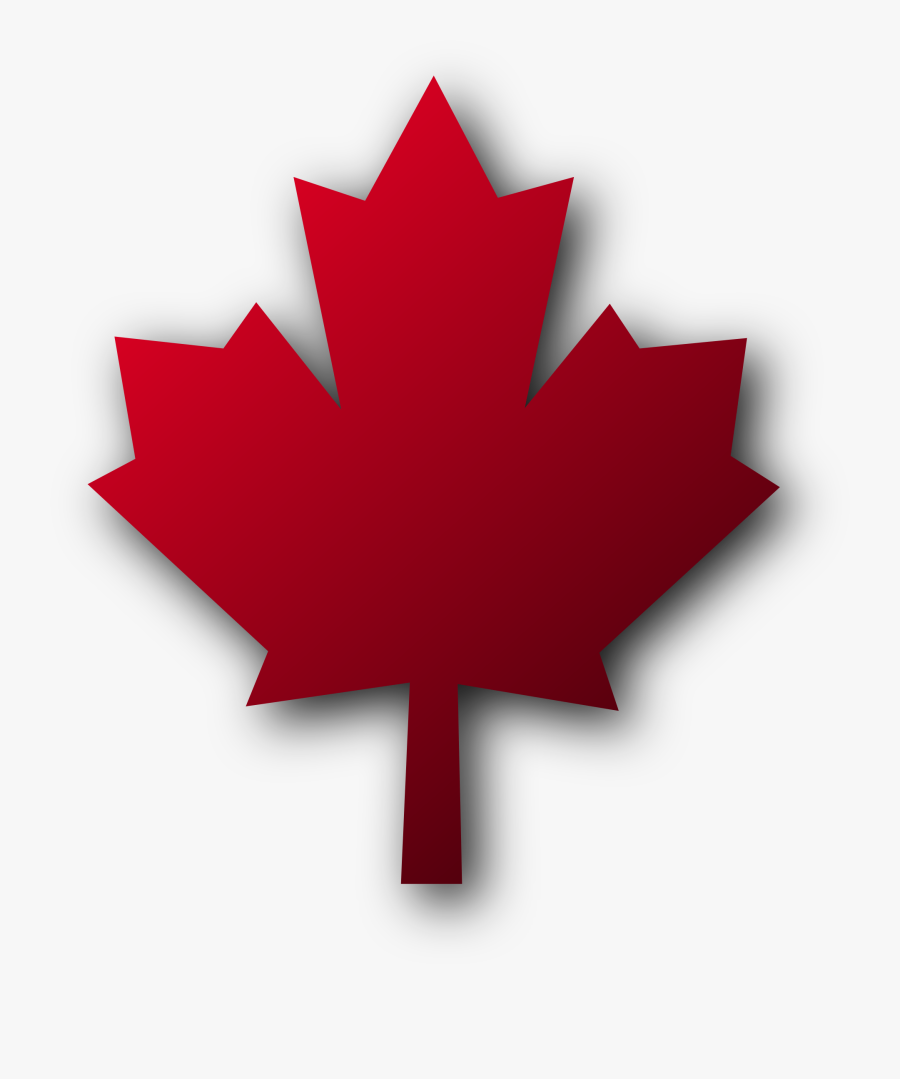 Maple Leaf Clip Art Black And White - Flor De La Bandera De Canada, Transparent Clipart