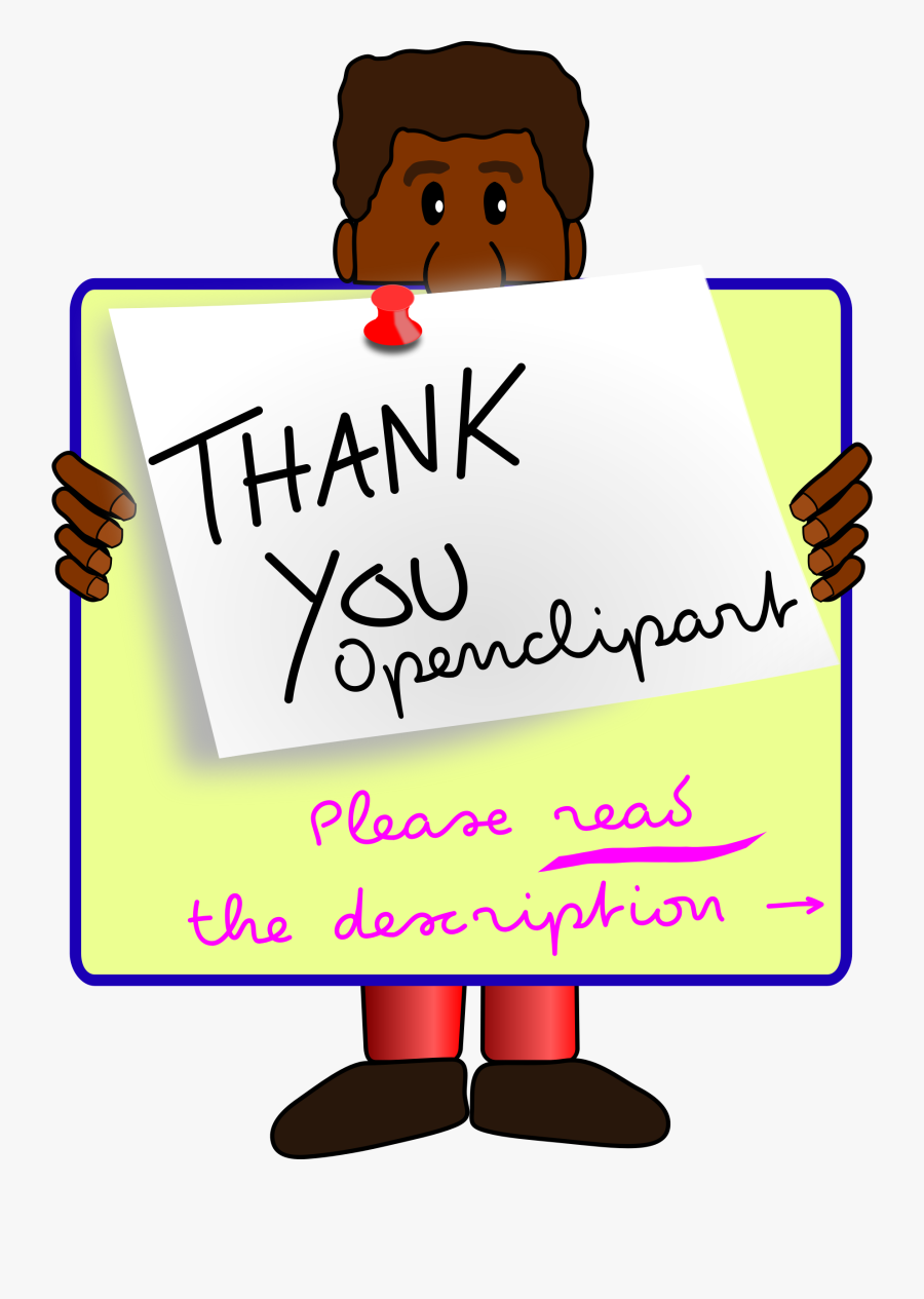 The Gʊgʊ-team Is Saying Thank You To Openclipart - Openclipart, Transparent Clipart