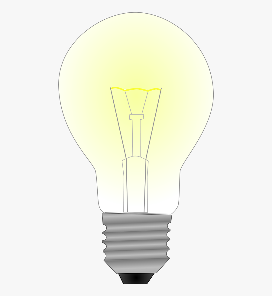 Lightbulb Light Bulb Clip Art At Vector 2 Image - Incandescent Light Bulb, Transparent Clipart