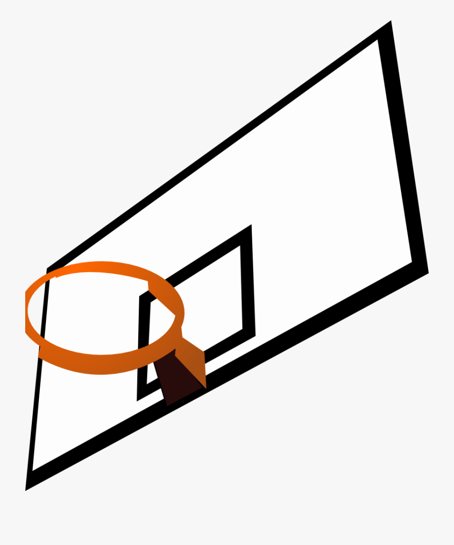 Basketball Clipart Slam Dunk - Backboard Clipart, Transparent Clipart