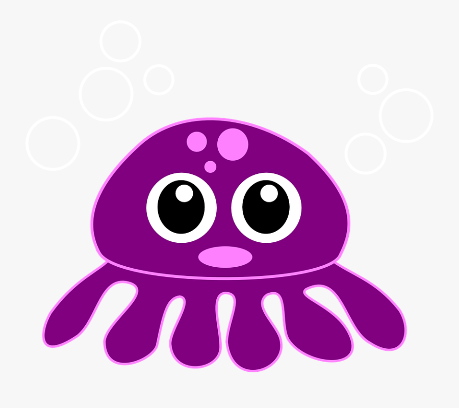 Cartoon Octopus, Transparent Clipart