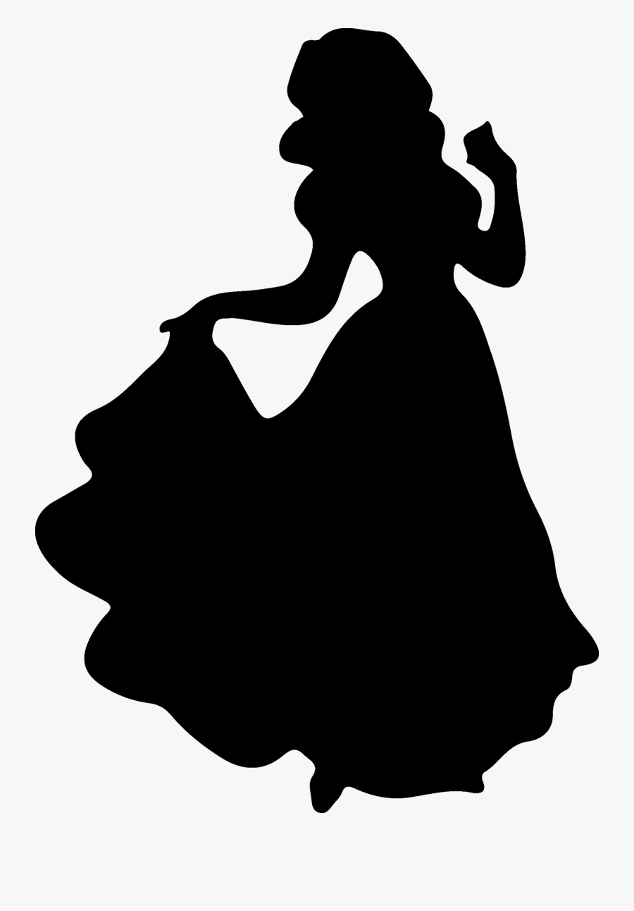 Disney Clipart For Free Download - Snow White Silhouette, Transparent Clipart
