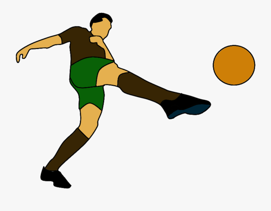 Football, Player, Sport, Shooting, Match, Clipart - Football Shot Clipart, Transparent Clipart