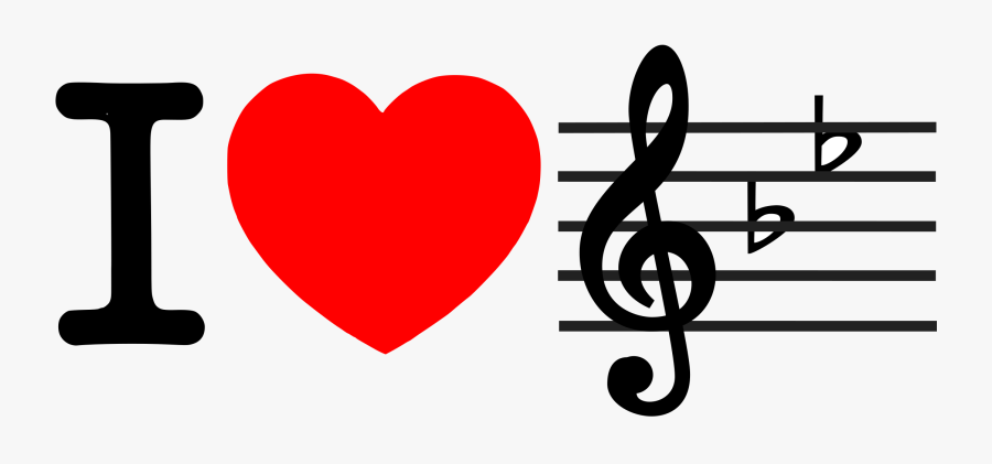 I Love Music Bflat 3 999px - Love Music Text Png, Transparent Clipart