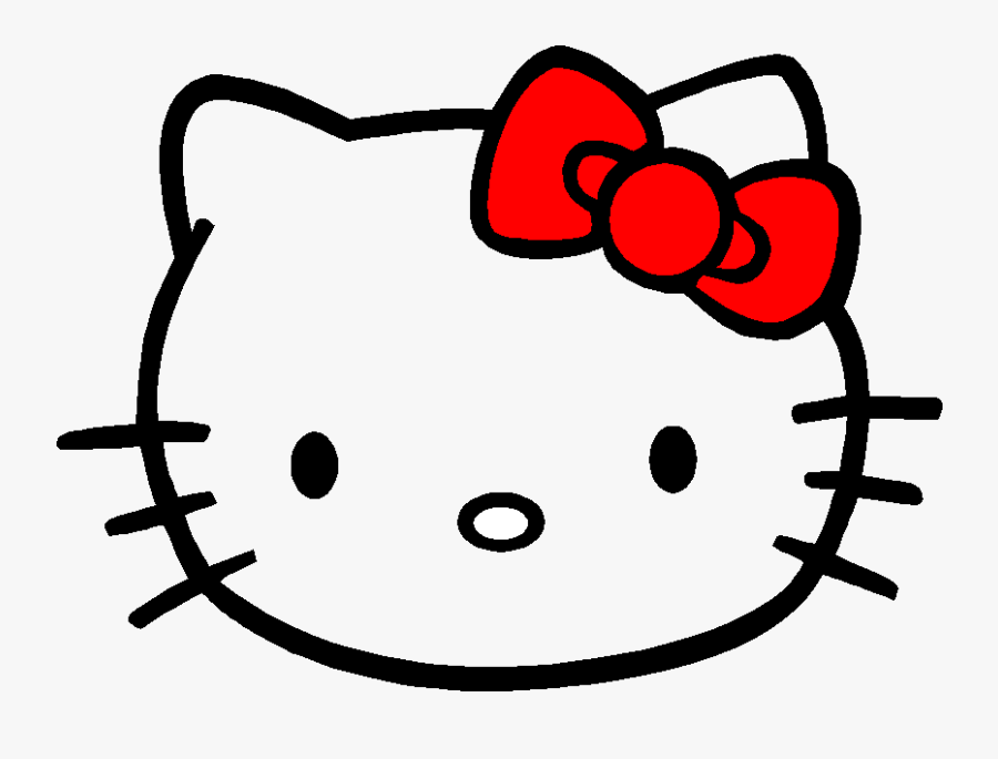 Graduation Clipart Hello Kitty - Hello Kitty Face Png, Transparent Clipart