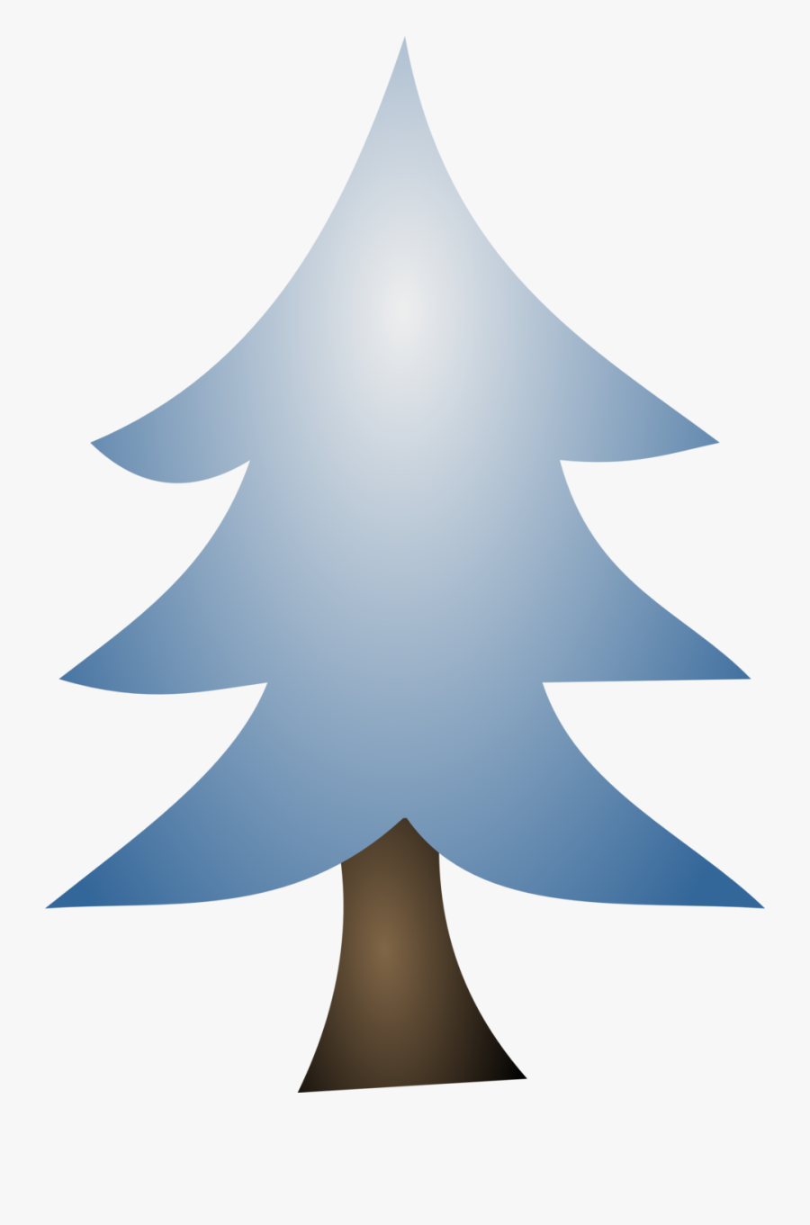 Free Snow Clipart - Blue Pine Tree Clip Art, Transparent Clipart