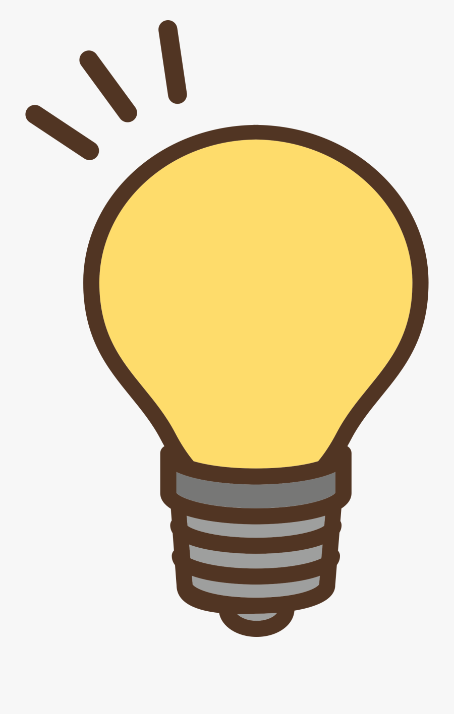 Light Bulb Big Image - Light Bulb Electricity Clipart, Transparent Clipart